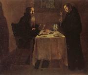 unknow artist St.Benedict's Supper Germany oil painting artist